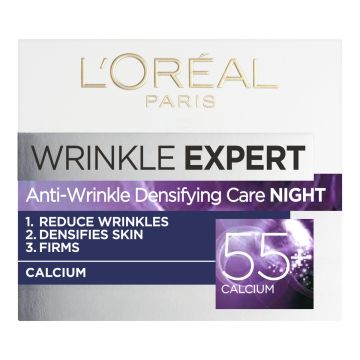 LOREAL WRINKLE EXPERT 55+ KIINTEYTTÄVÄ YÖVOIDE RYPPYJÄ VASTAA