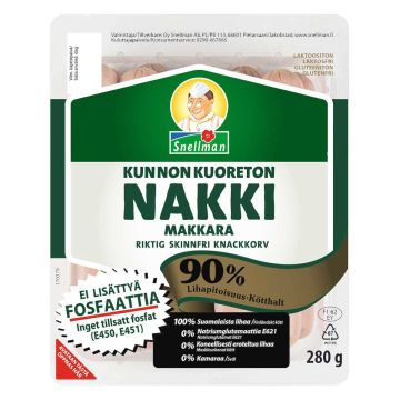 SNELLMAN KUNNON KUORETON NAKKI 280 G