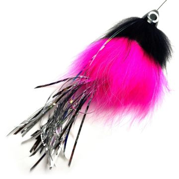 SPINTUBE PIKE 35 G SLOW MUSTA/PINKKI/HOPEA TINSELI