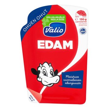 VALIO EDAM OHUEN OHUT VIIPALE 130 G