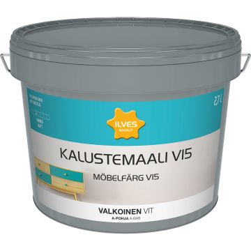 ILVES KALUSTEMAALI V15 A-POHJA VALKOINEN 2,7 L