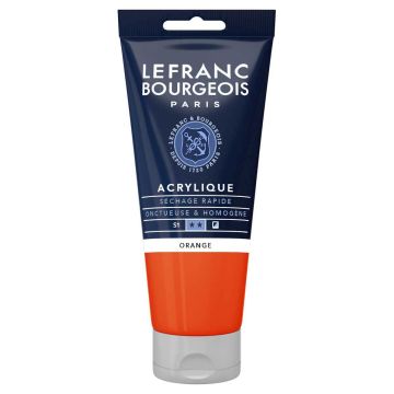 L&B FINE ACRYLIC 80ML 201 ORANGE