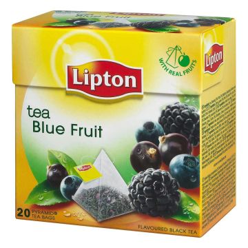 LIPTON PYRAMID BLUE FRUIT 20PS 36 G