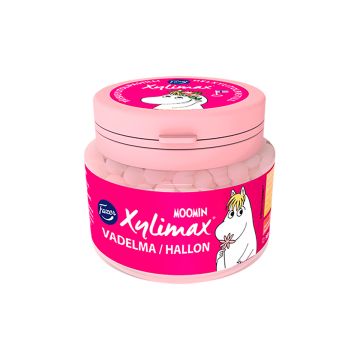 FAZER XYLIMAX MOOMIN VADELMAPASTILLI 90 G