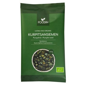 FOODIN KURPITSANSIEMEN, ITÄVALTA, LUOMU, RAAKA 200 G