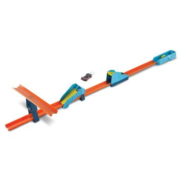 HOT WHEELS TRACK BUILDER LONG JUMP HYPPYRIPAKETTI GLC89