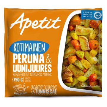 APETIT KOTIMAINEN PERUNA&UUNIJUURES 750 G