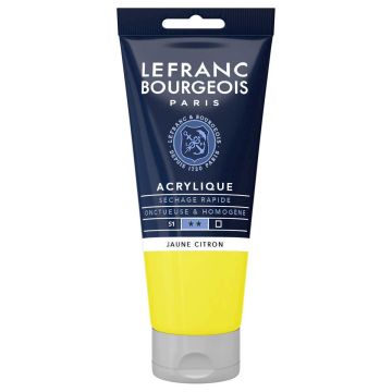 L&B FINE ACRYLIC 80ML 169 LEMON YELLOW