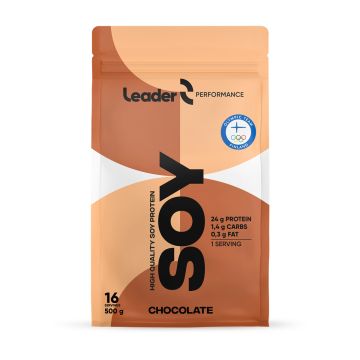 LEADER PERFORMANCE SOY PROTEIN CHOCOLATE 500 G LEADER PERFORMANCE SOY PROTEIN CHOCOLATE 500 G