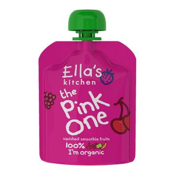 ELLA S SMOOTHIE PINKKI HEDELMÄ LUOMU 6KK 90 G