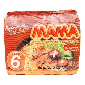 MAMA NUUDELI NAUDANLIHANMAKUINEN 6-PACK 360 G