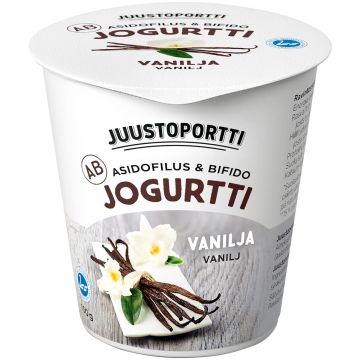 JUUSTOPORTTI AB-JOGURTTI VANILJA 150 G