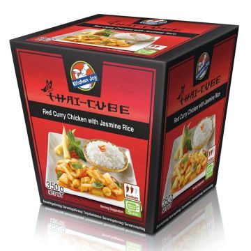 KITCHEN JOY THAI-CUBE PUNAINEN CURRYKANA-RIISI 350 G