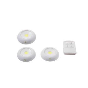 AIRAM SCALA PARISTOVALO 3+1 LED, 3XAAA (VALO) JA 2XAAA (KAUKOSÄÄDIN)