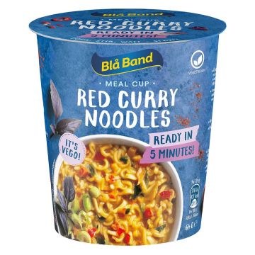 BLÅ BAND MEAL CUP RED CURRY NOODLES 64 G