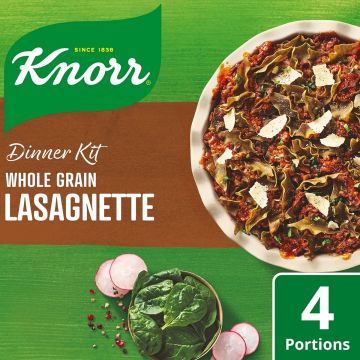 KNORR DINNER KIT WHOLE GRAIN LASAGNETTE 266 G