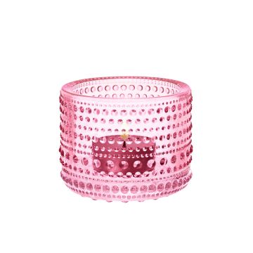 IITTALA KASTEHELMI KYNTTILÄLYHTY VAALEA PINKKI  64 MM