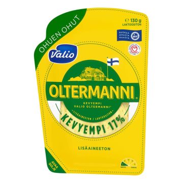 VALIO OLTERMANNI 17% OHUEN OHUT VIIPALE 130 G