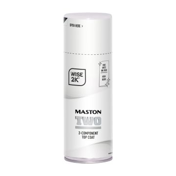 MASTON SPRAYMAALI 2K TWO PUHTAANVALKOINEN RAL9010 400 ML