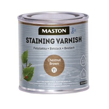 MASTON WOODMIX PETSILAKKA KASTANJA 250 ML