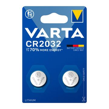 VARTA NAPPIPARISTO CR2032, 2 KPL