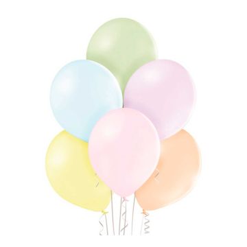 ILMAPALLO 30 CM PASTELLIVÄRISEKOITUS 25 KPL/PSS