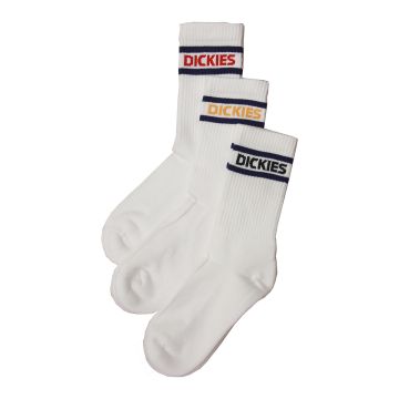 DICKIES MIESTEN URHEILUSUKAT 3PR 43-46 VALKOINEN