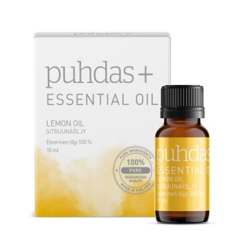 PUHDAS+ 100 % PREMIUM ESSENTIAL OIL LEMON 10 ML
