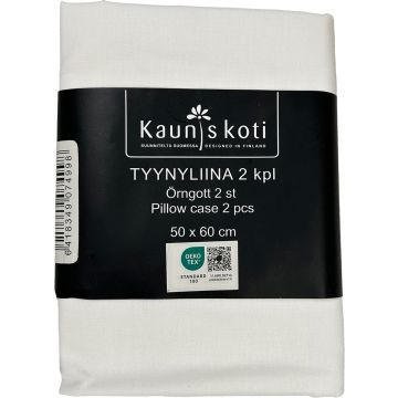 TYYNYLIINA 50X60CM 2-PACK VALKOINEN