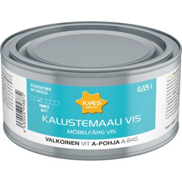 ILVES KALUSTEMAALI V15 A-POHJA VALKOINEN 225 ML