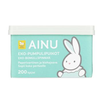 AINU EKO-PUMPULIPUIKKO PAPERIVARSI 200 KPL 200 KPL