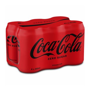 COCA-COLA ZERO 0,33 TLK 6-PACK