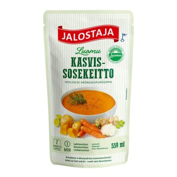 JALOSTAJA LUOMU KASVISSOSEKEITTO 550 ML