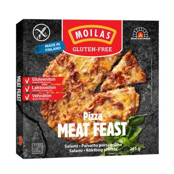 MOILAS PIZZA MEAT FEAST GTON 265 G
