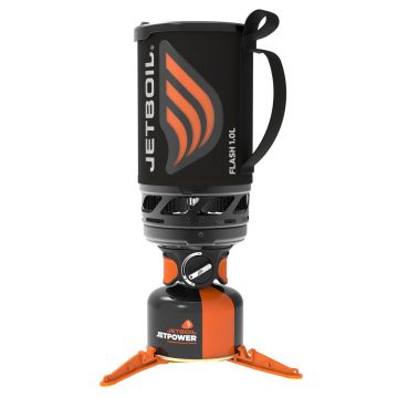 JETBOIL FLASH 2.0 PCS MATKAKEITIN PIEZOLLA 1,0L MUSTA 9000 BTU