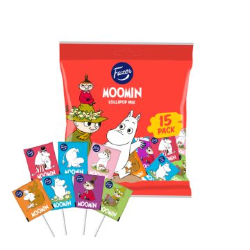 FAZER FAZER MOOMIN LOLLIPOP MIX 120 G