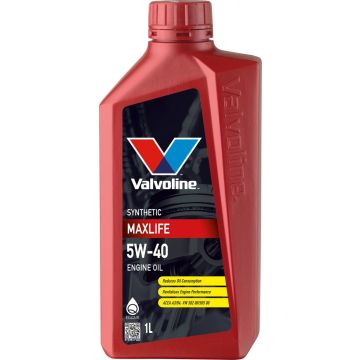 VALVOLINE MAXLIFE FULL SYNTHETIC 5W-40 MOOTTORIÖLJY 1 L