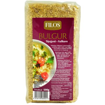 FILOS RUNSASKUITUINEN TÄYSJYVÄBULGUR 500 G