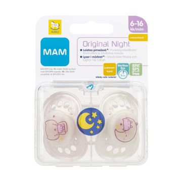 AINU MAM ORIGINAL NIGHT 6-16KK LUONNONKUMI 2KPL YÖTUTTI 2 KPL