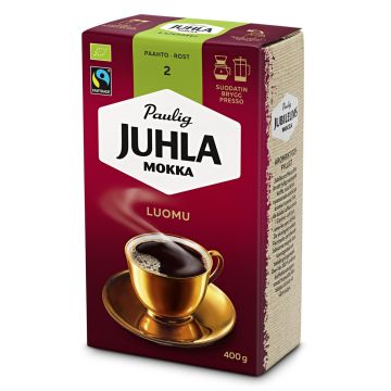 PAULIG JUHLA MOKKA LUOMU FTO 400 G