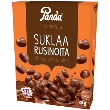 PANDA PERINTEISIÄ SUKLAARUSINOITA 80 G