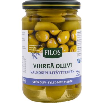 FILOS VIHREÄ OLIIVI VALKOSIPULITÄYT 165 G