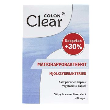 COLON CLEAR MAITOHAPPOBAKTEERIT 60 KPL