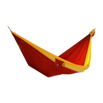 TICKET TO THE MOON KING SIZE HAMMOCK RIIPPUMATTO BURGUNDY/YELLO