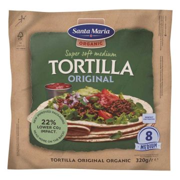 SANTA MARIA TORTILLA WHEAT LUOMU 320 G