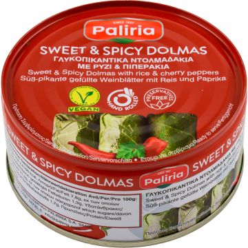 PALIRRIA VIININLEHTIKÄÄRYLE SWEET-SPICY 280 G PALIRRIA VIININLEHTIKÄÄRYLE SWEET-SPICY 280 G