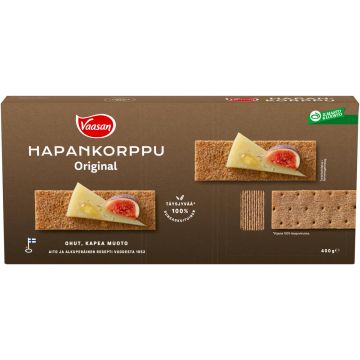 VAASAN 100% RUIS HAPANKORPPU 400 G