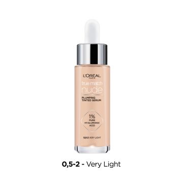 LOREAL TRUE MATCH NUDE PLUMPING TINTED SERUM 0,5-2 VERY LIGHT