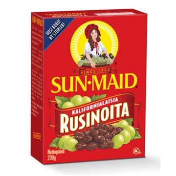 SUN MAID KALIFORNIALAISIA RUSINOITA 200 G