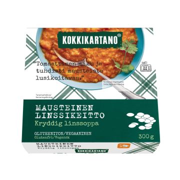 KOKKIKARTANO MAUSTEINEN LINSSIKEITTO 300 G